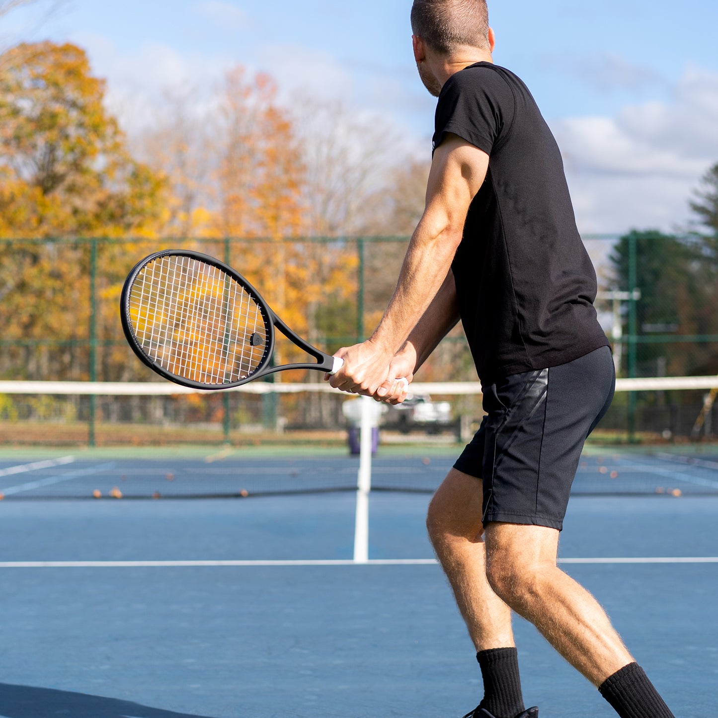 Hitting with The TennisCompanion Vibration Dampener